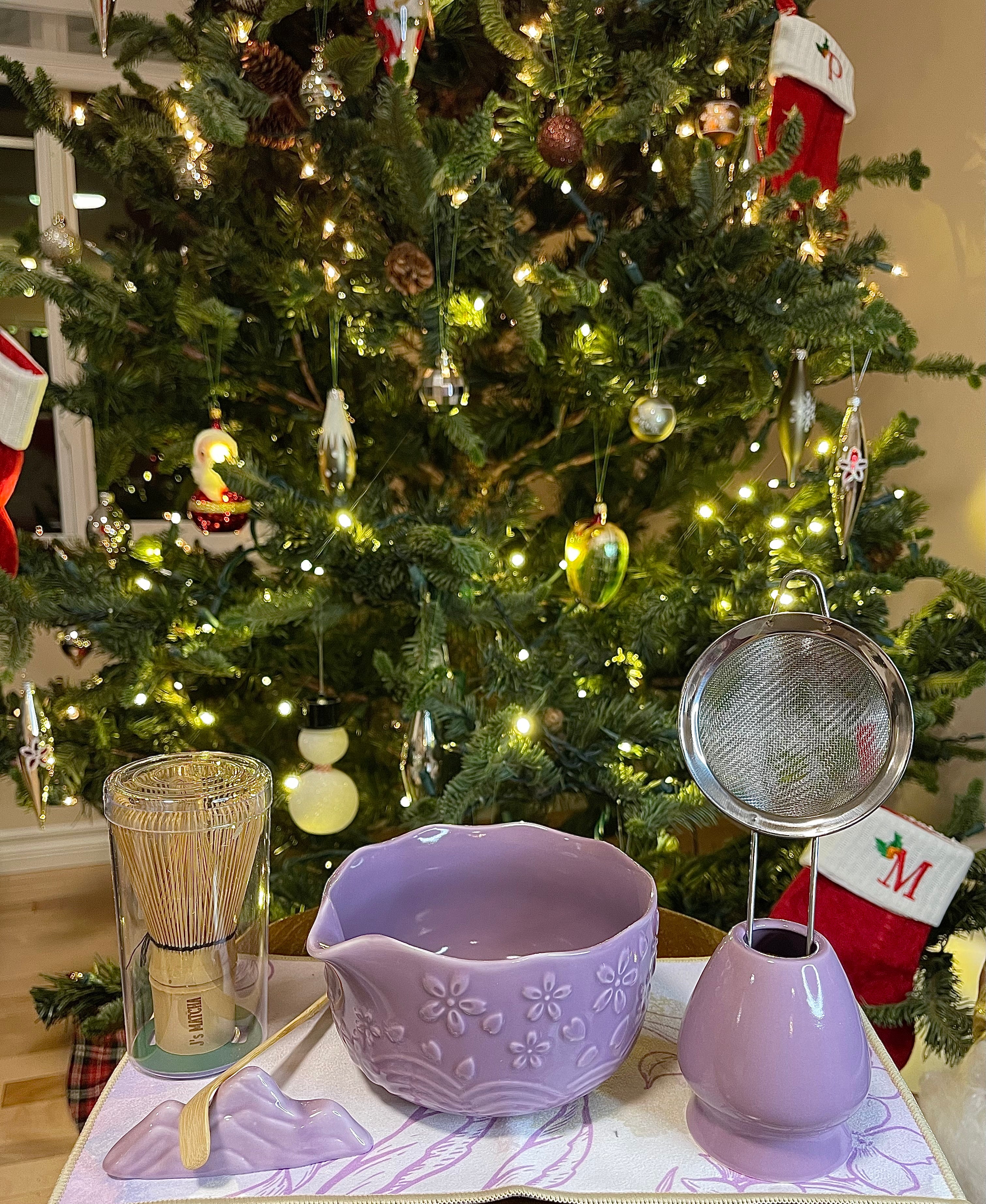 💜 Matcha Ceremony Kit | 7-Piece Purple Japanese Tea Set for Beginners ✅