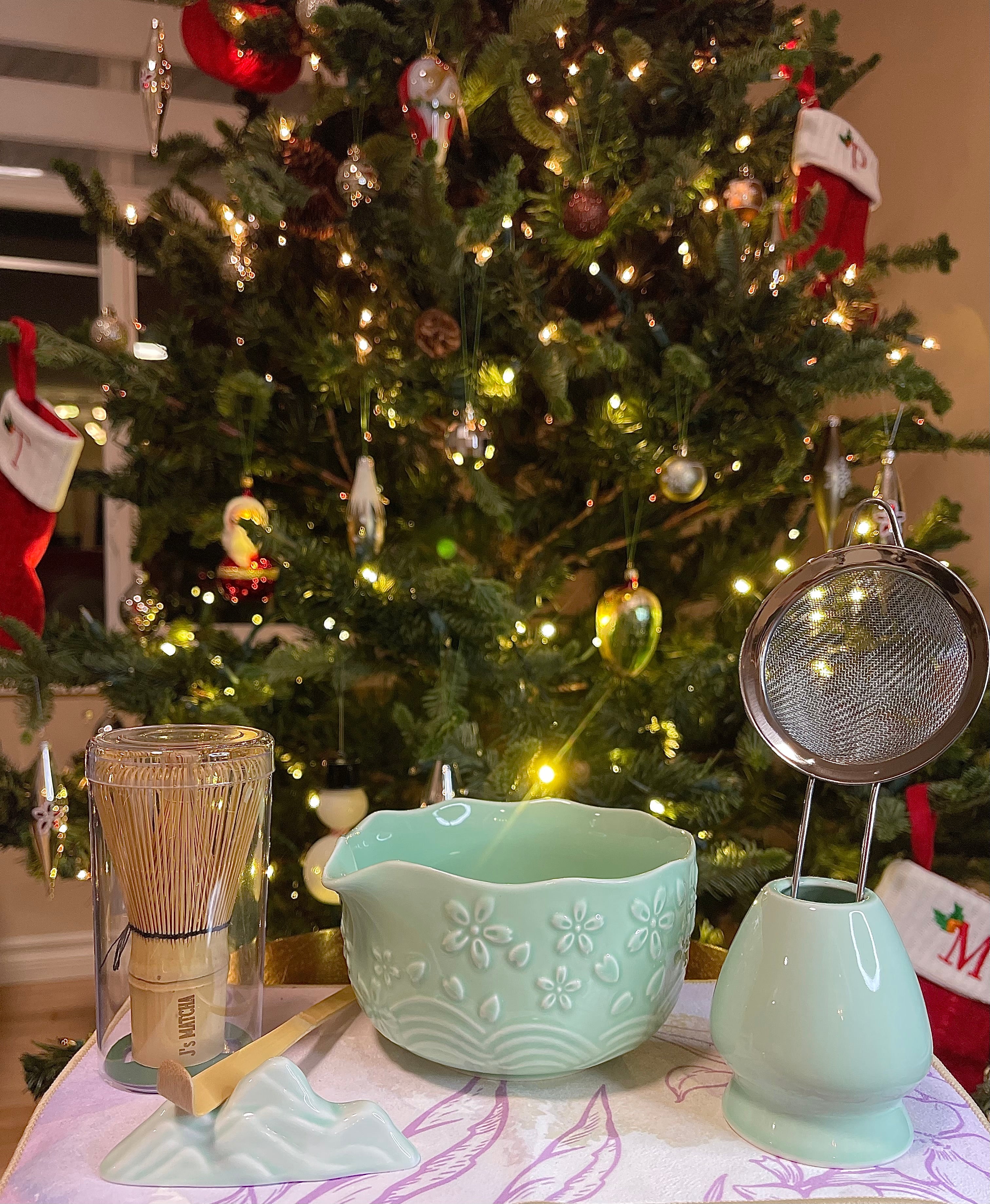 💚 Matcha Ceremony Kit | 7-Piece Mint Green Japanese Tea Set for Beginners ✅